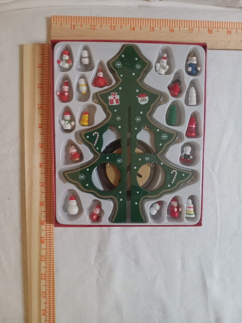Kurt S. Adler Christmas Wooden Tree with Decorative Hanging Miniature  Ornaments – Picturly Petite